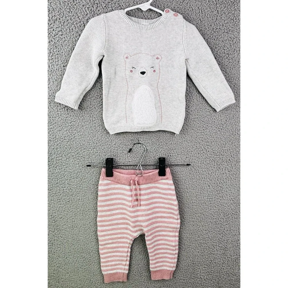 Just One You Pant Set Sweater Set 12 Month Bear Knit
